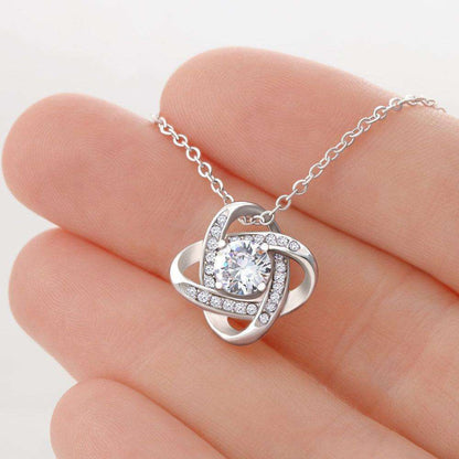 Wife - Always and Forever - Love Knot Necklace