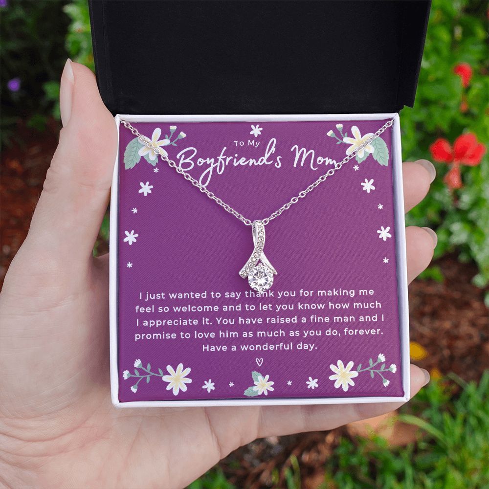 To My Boyfriends Mom Necklace, Mothers Day Gifts For Boyfriends Mom  Birthday | eBay