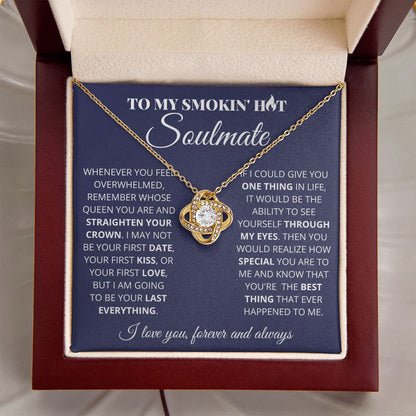 Soulmate - Smokin' Hot - Love Knot Necklace