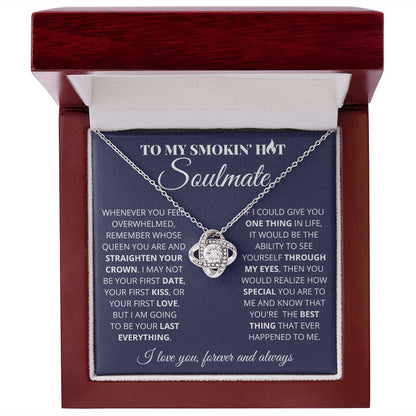 Soulmate - Smokin' Hot - Love Knot Necklace