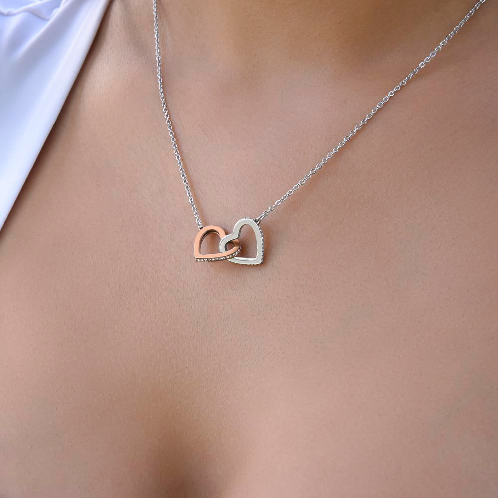 Boyfriend's Mom - I Promise - Interlocking Hearts Necklace