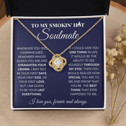 Soulmate - Smokin' Hot - Love Knot Necklace